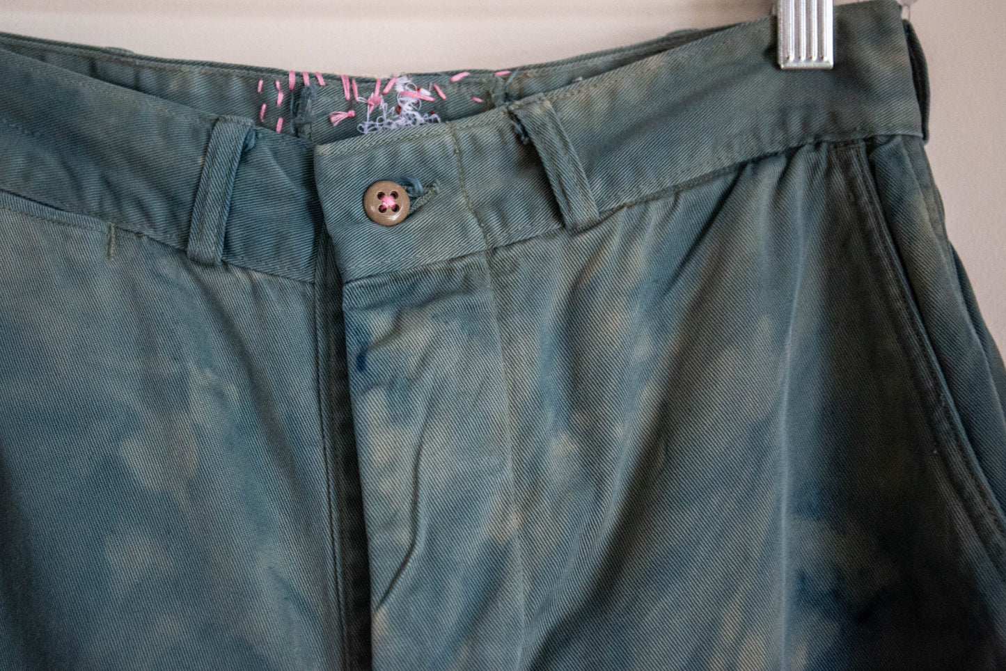 High Rise Indigo Wide Leg Pants