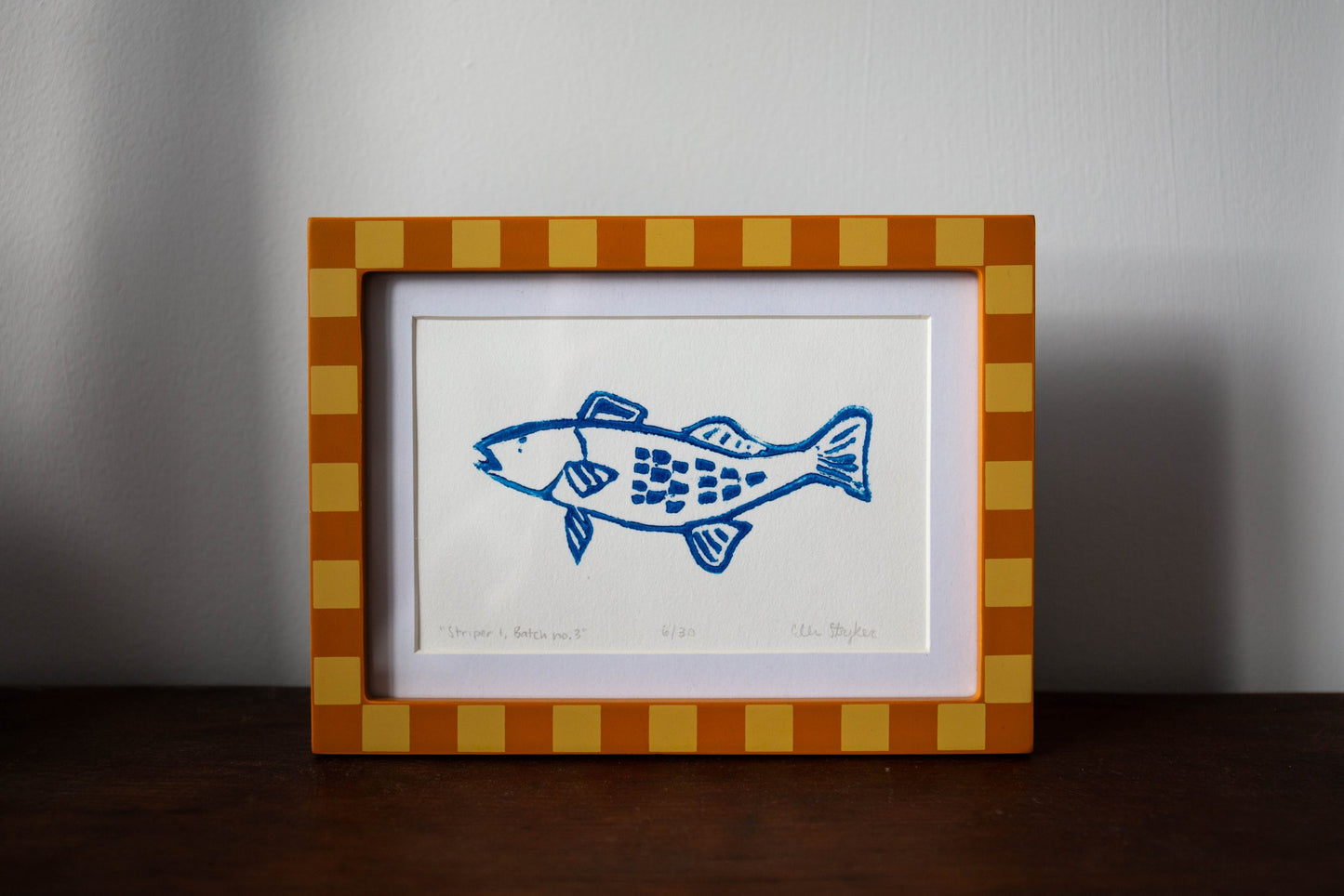 Striper no.1 Framed
