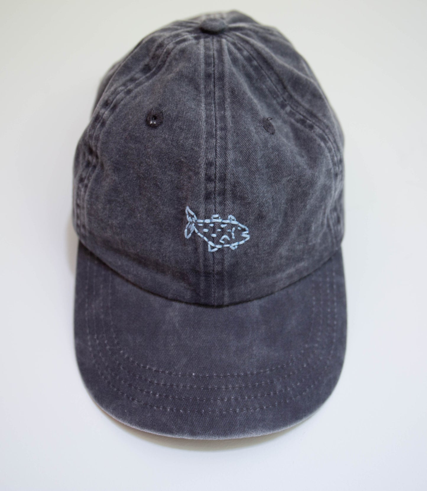 Stitched Fish Dad Hat