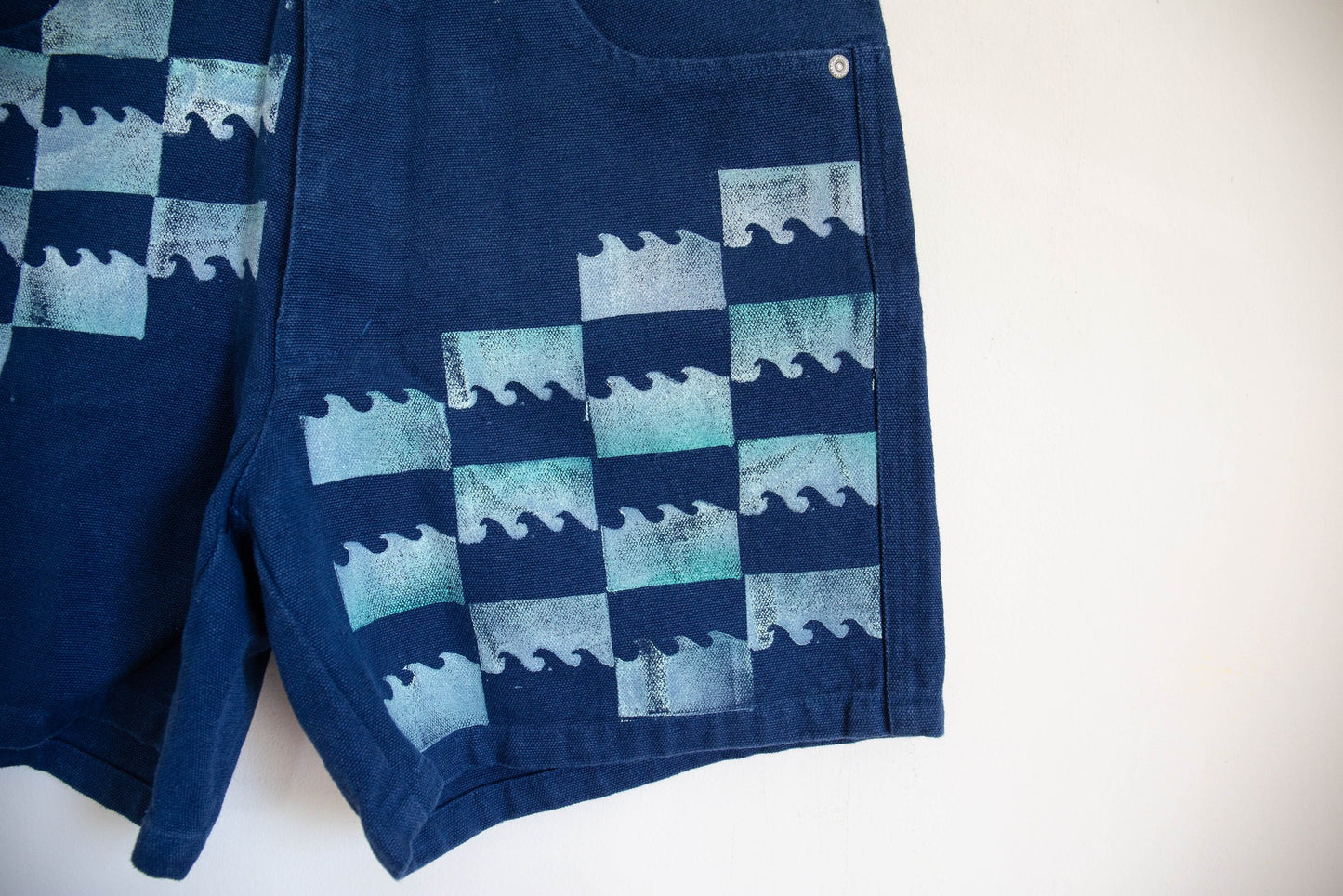 Wave Printed Utility Shorts