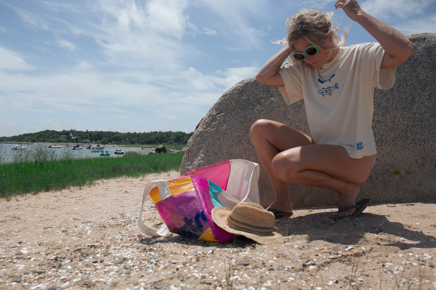 Striper Boxy Tee