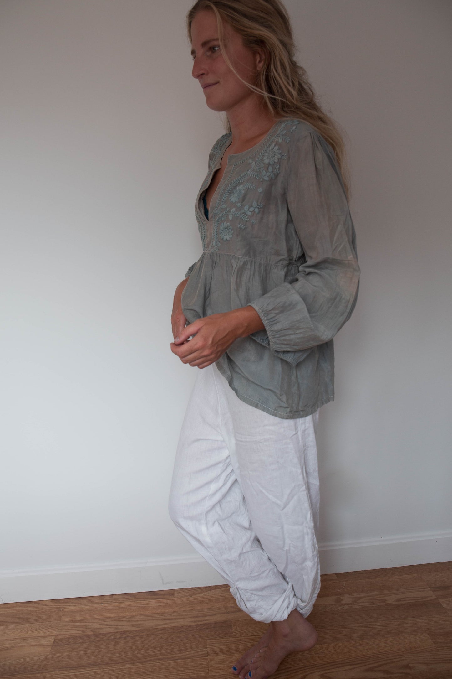 Floral Embroidered Blouse