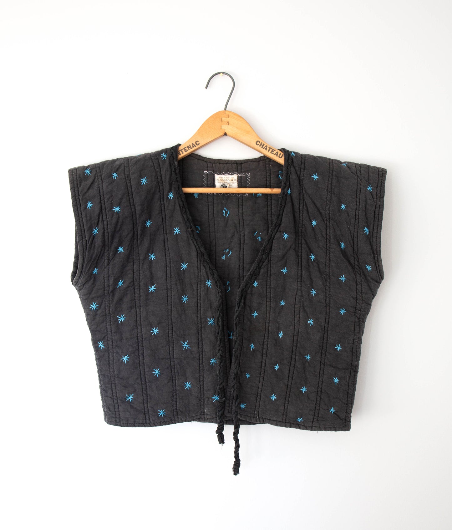 Vintage Quilted Star Vest