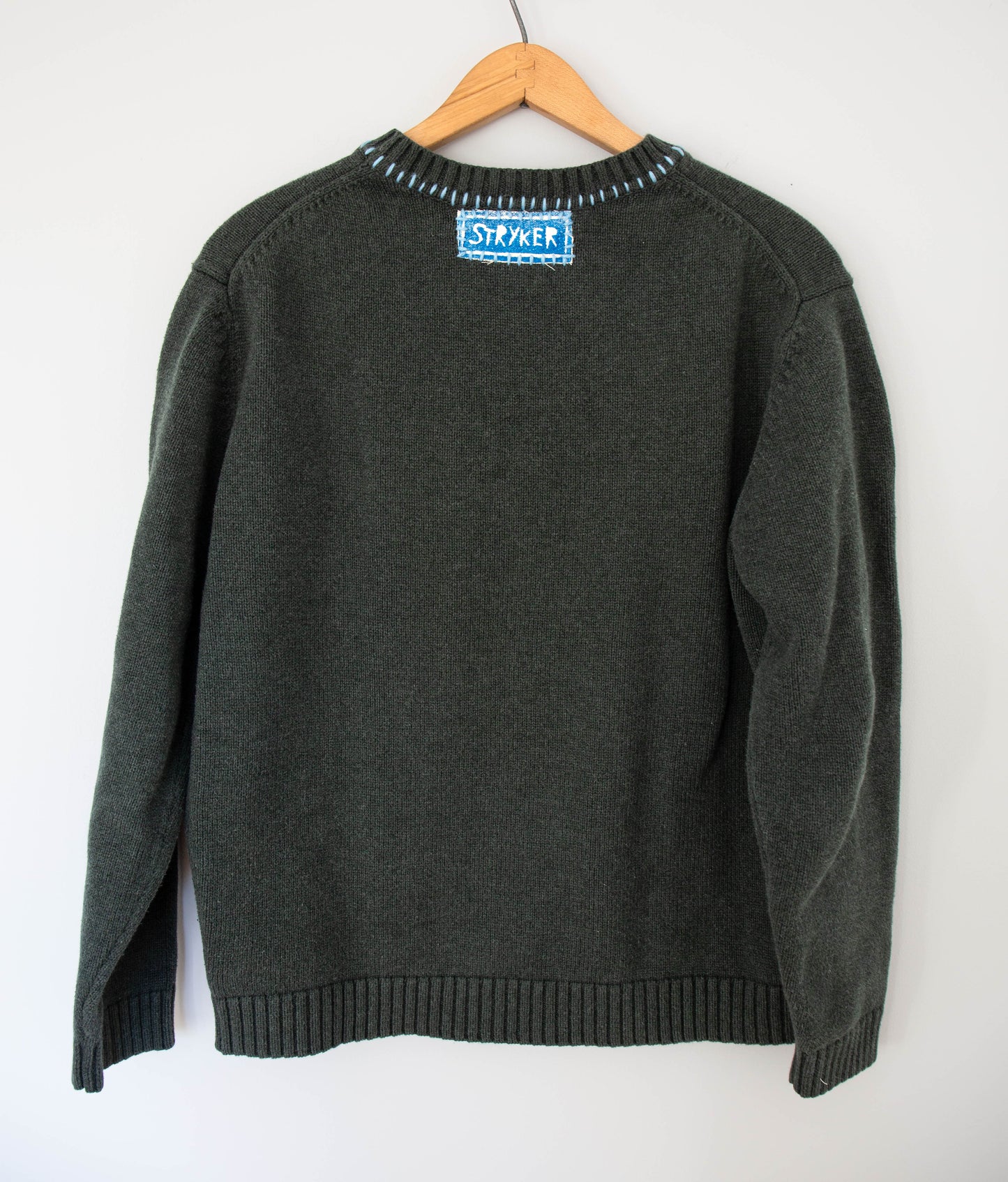 Green Fish Crewneck, M