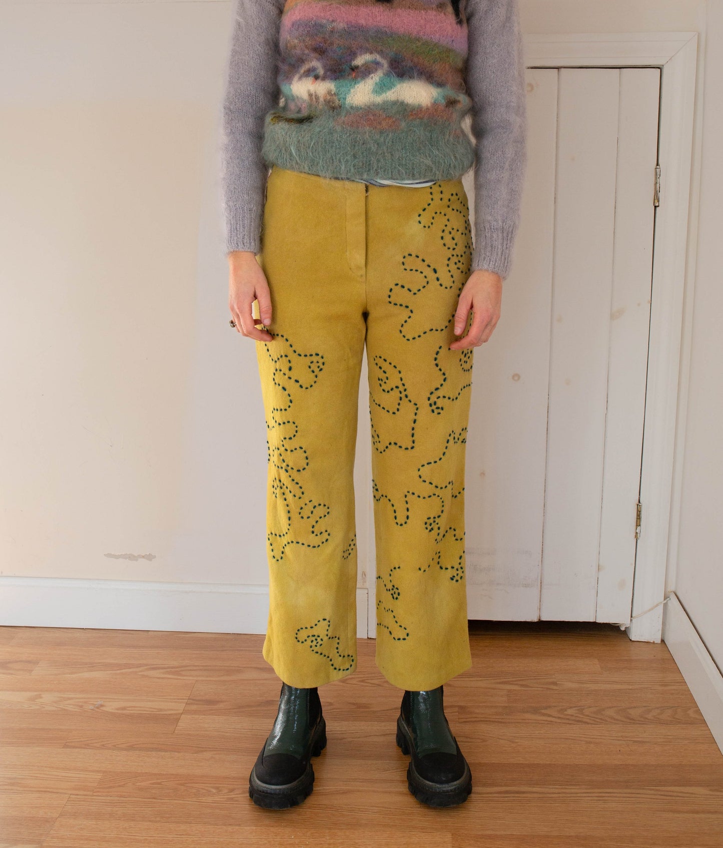 Disco Cowgirl Wool Pants