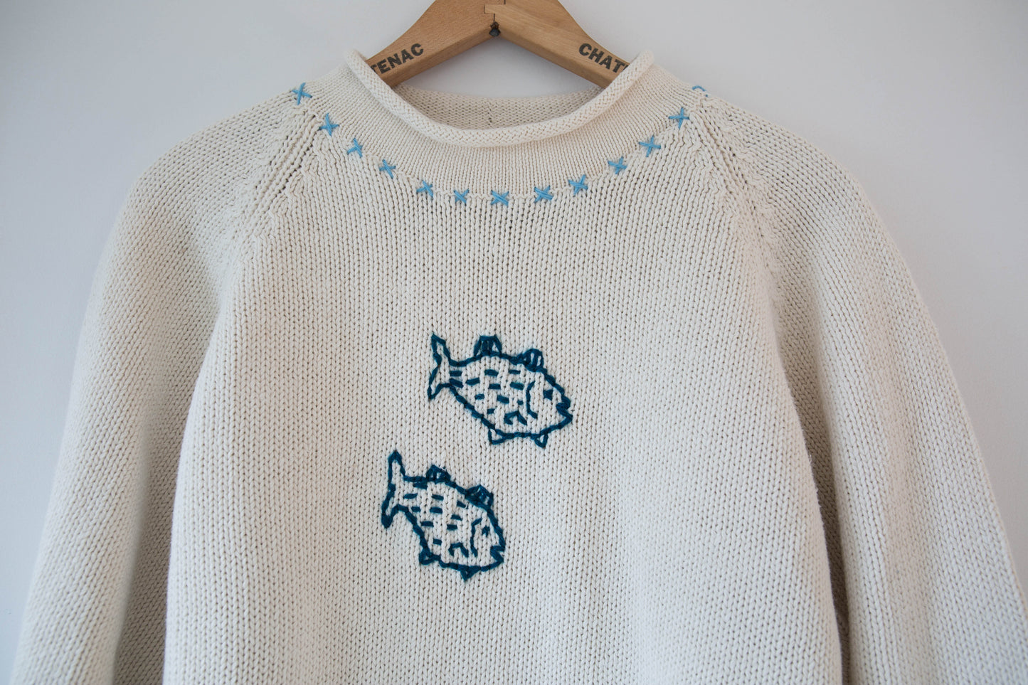 Stitched Cotton Knit, Medium