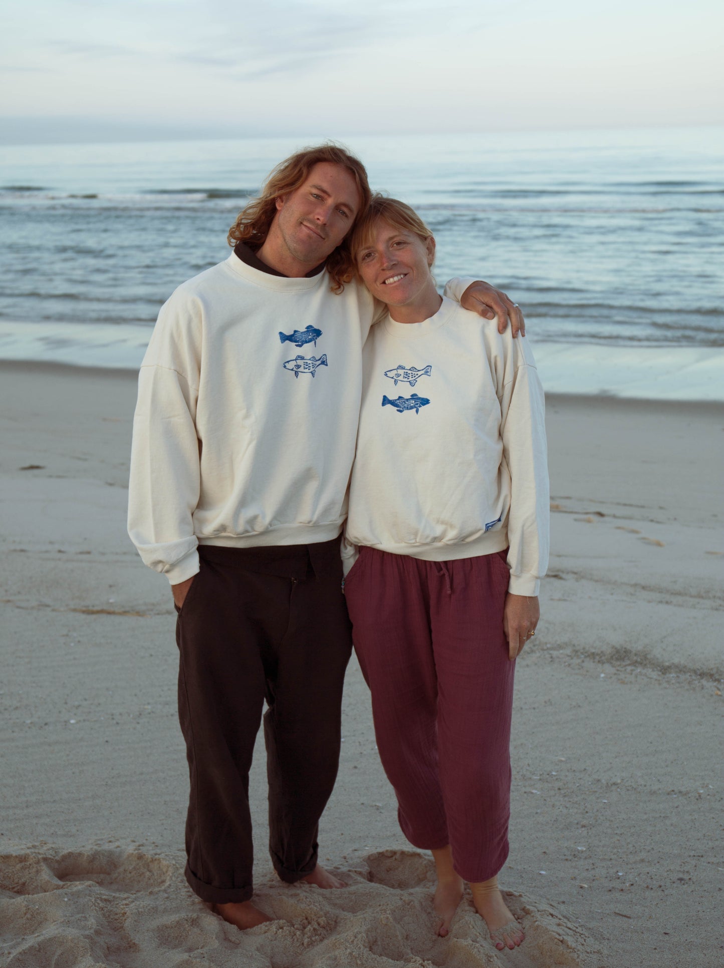 Recycled Fish Crewneck Sweatshirt