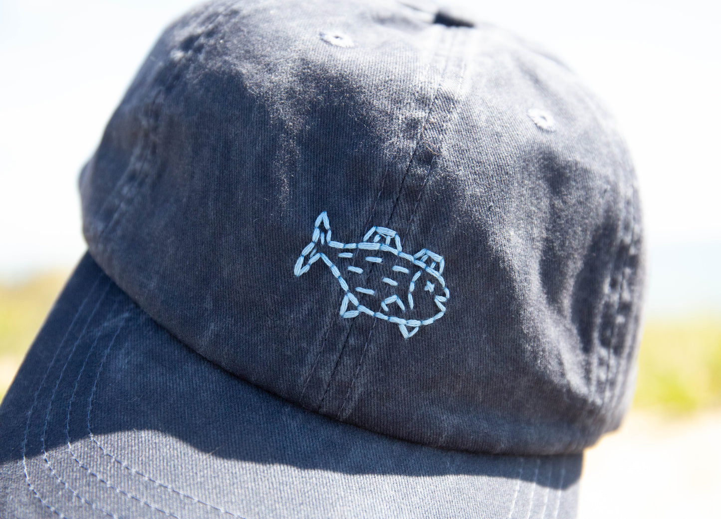 Stitched Fish Dad Hat