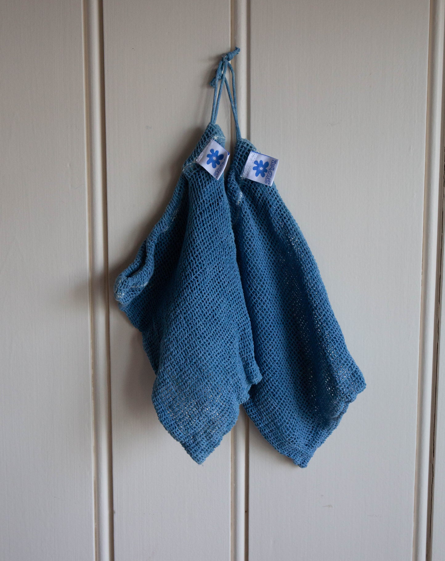 Indigo Dyed Veggie Bag, Set of 2