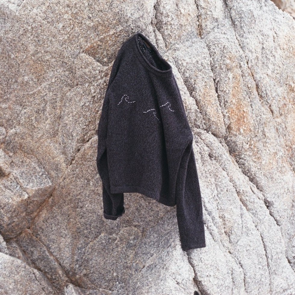 Woolie Waves Crew Sweater