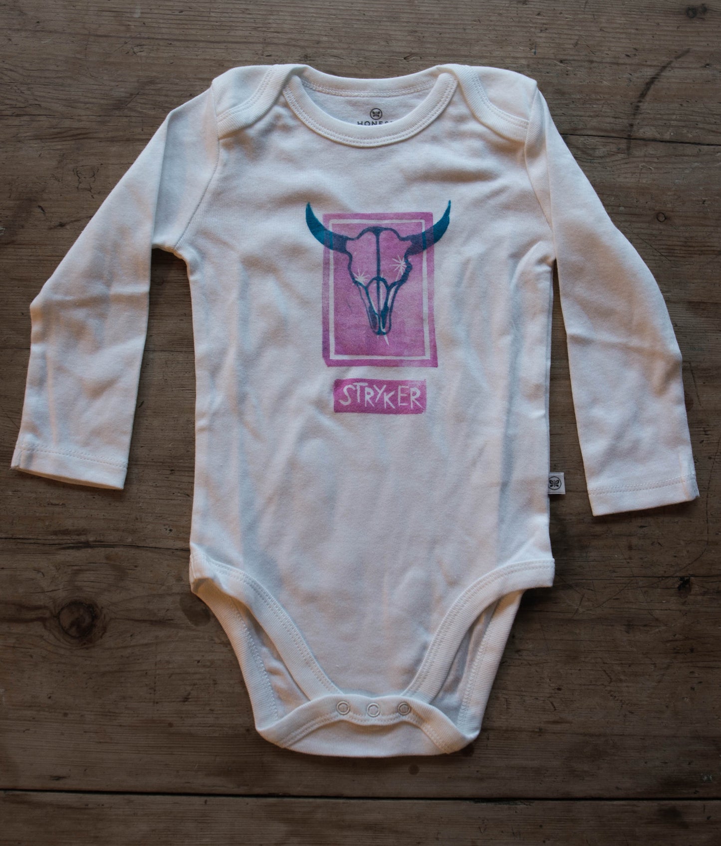 Floral Bison Printed Onesie