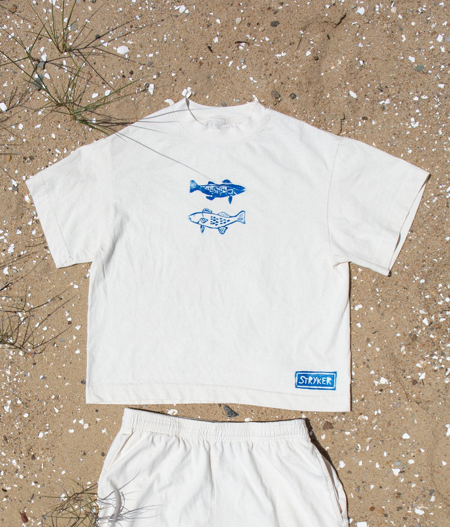 Striper Boxy Tee + Lounge Shorts Bundle