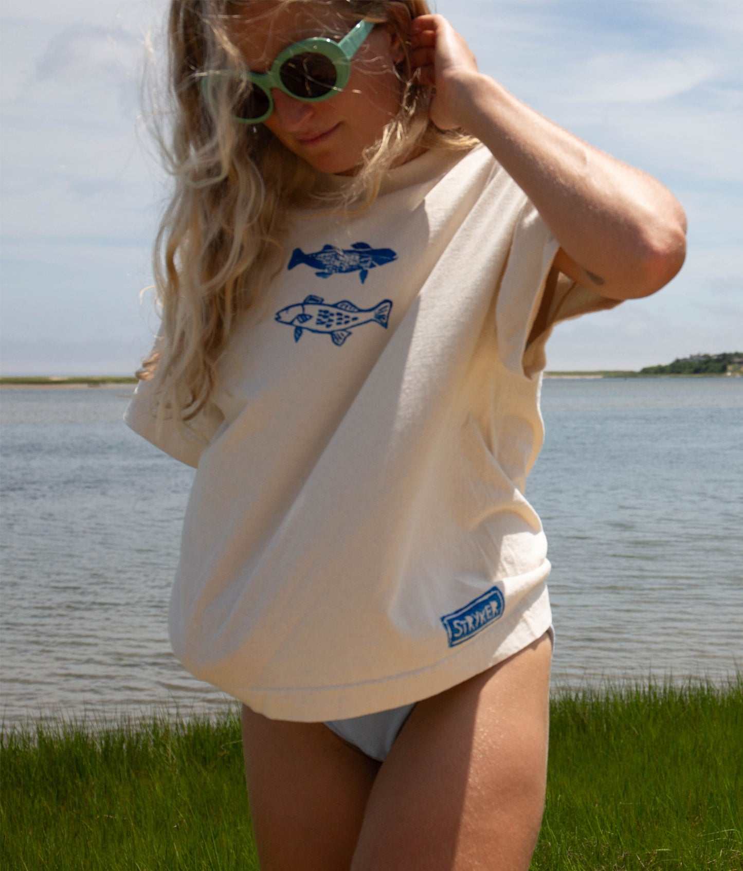 Striper Boxy Tee