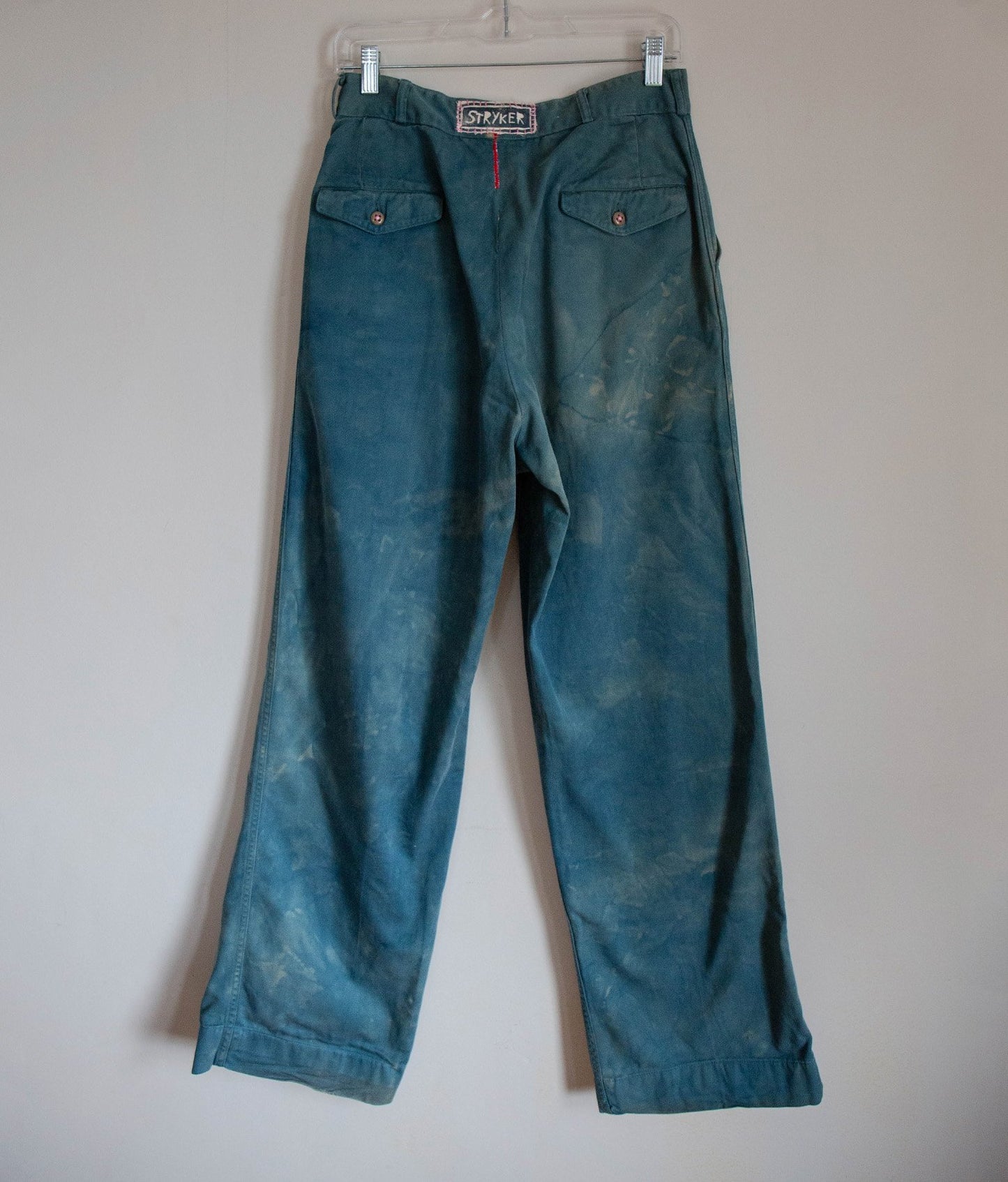High Rise Indigo Wide Leg Pants