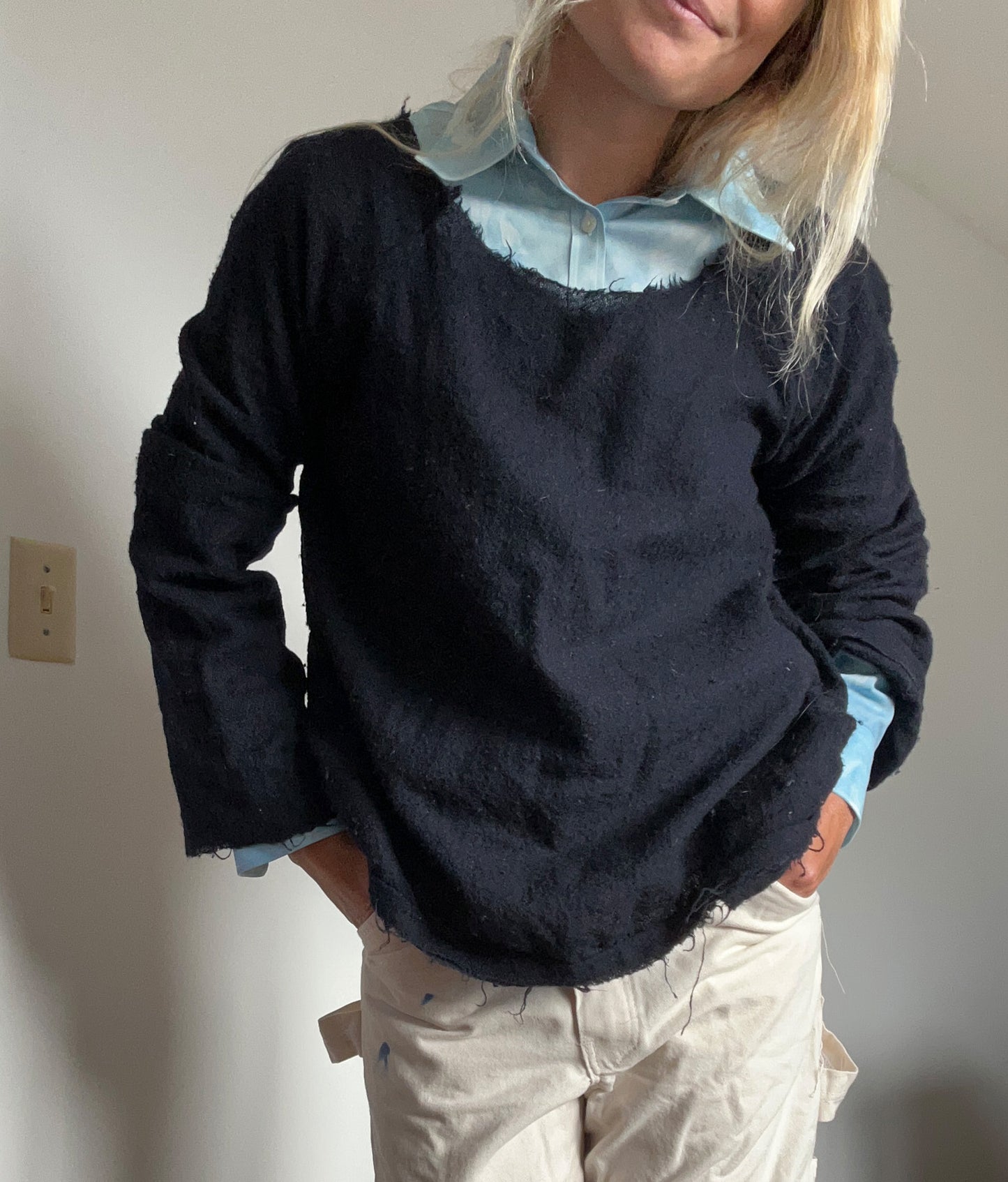 Indigo Button Up no.1