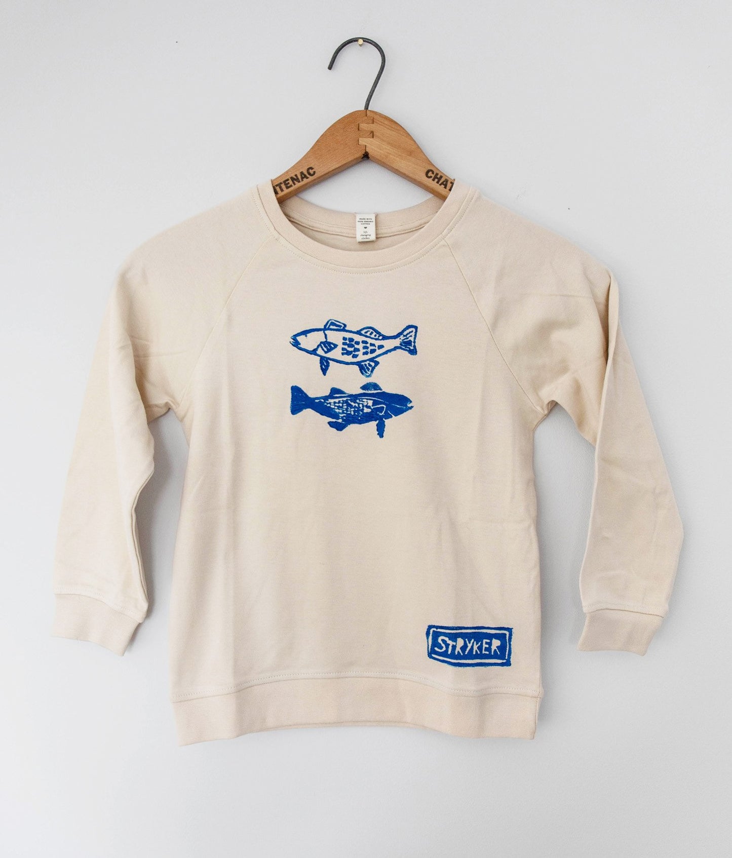 Little Fishy Crewneck, Natural