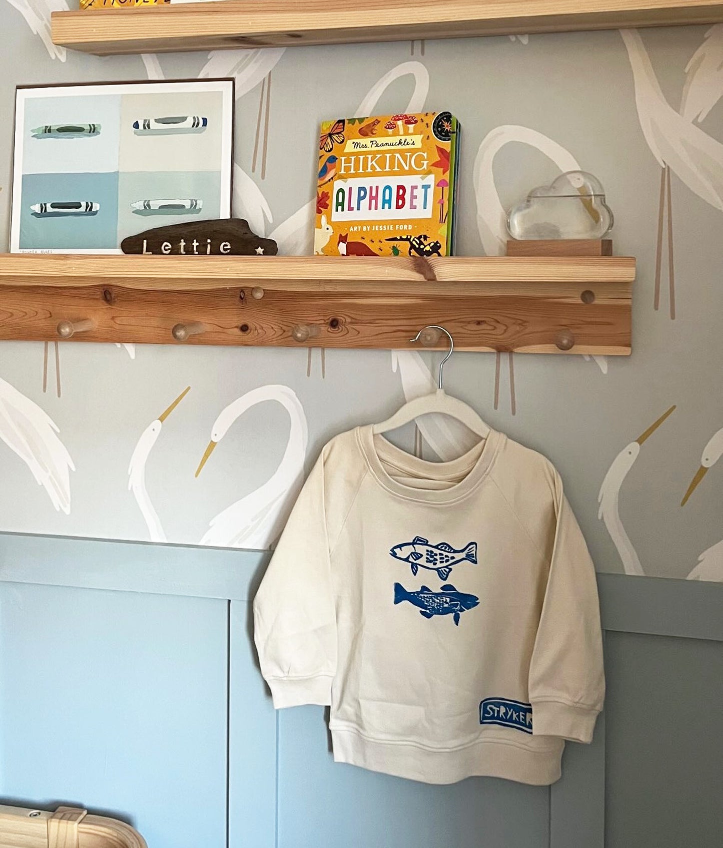 Little Fishy Crewneck, Natural
