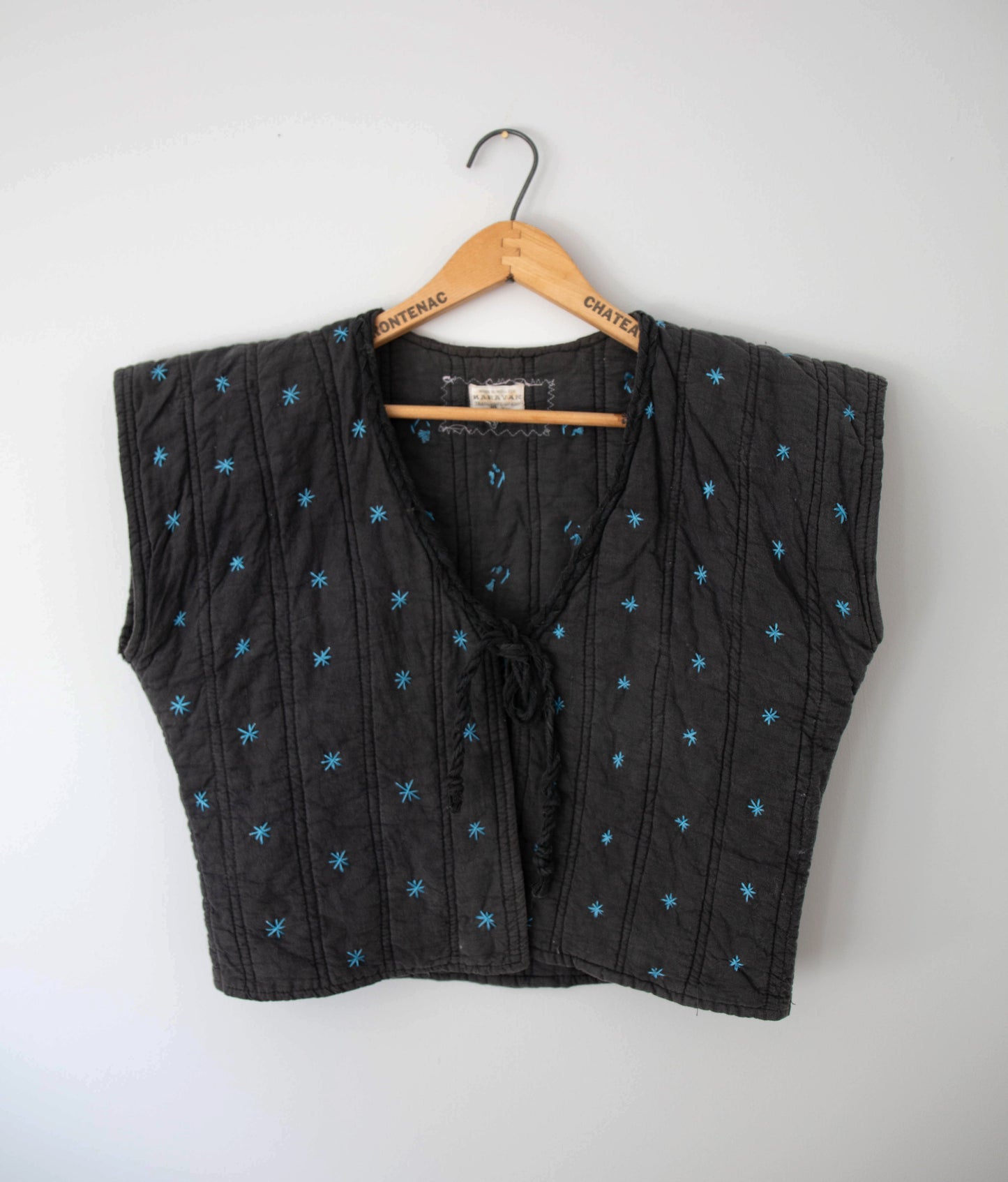 Vintage Quilted Star Vest