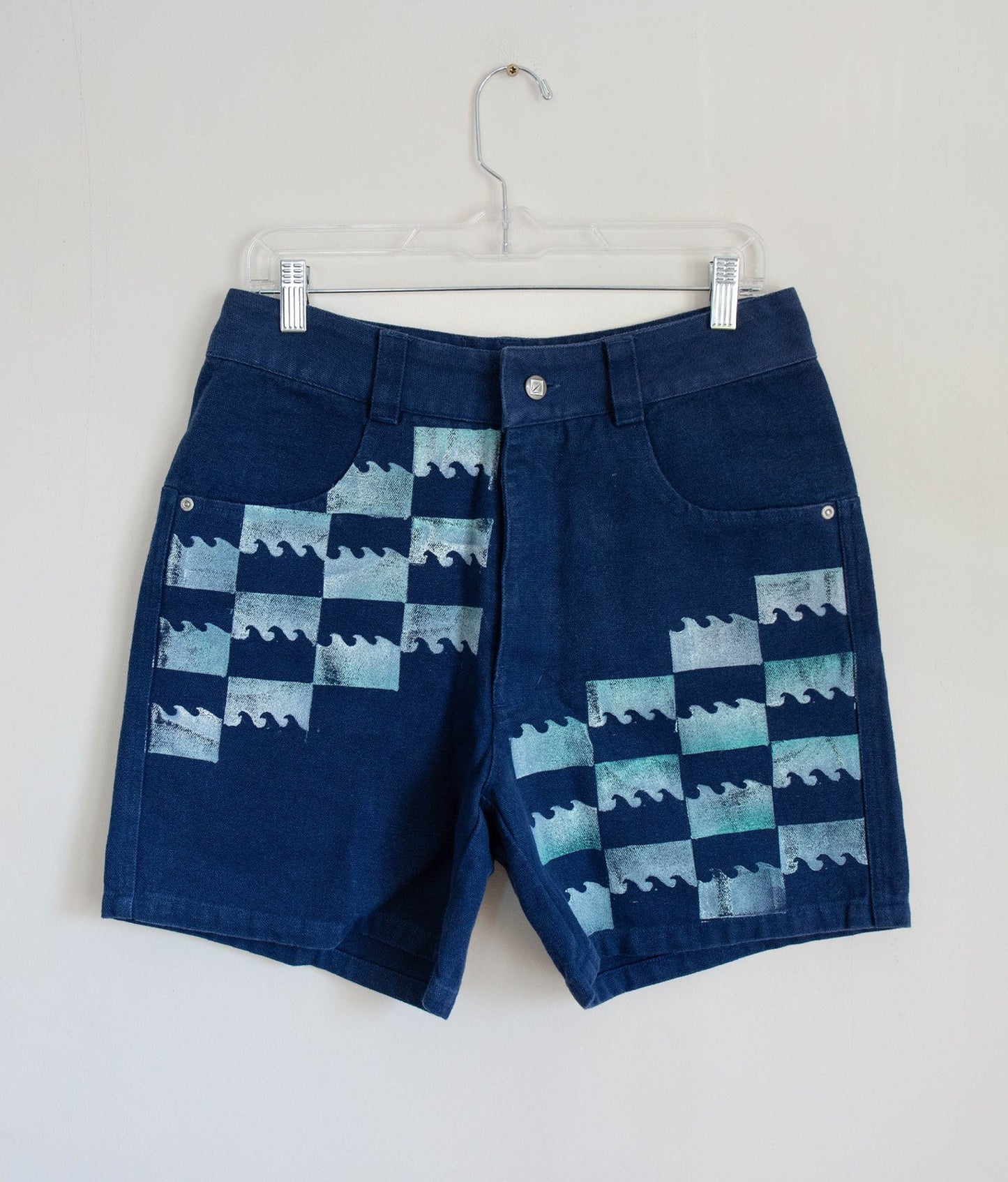 Wave Printed Utility Shorts