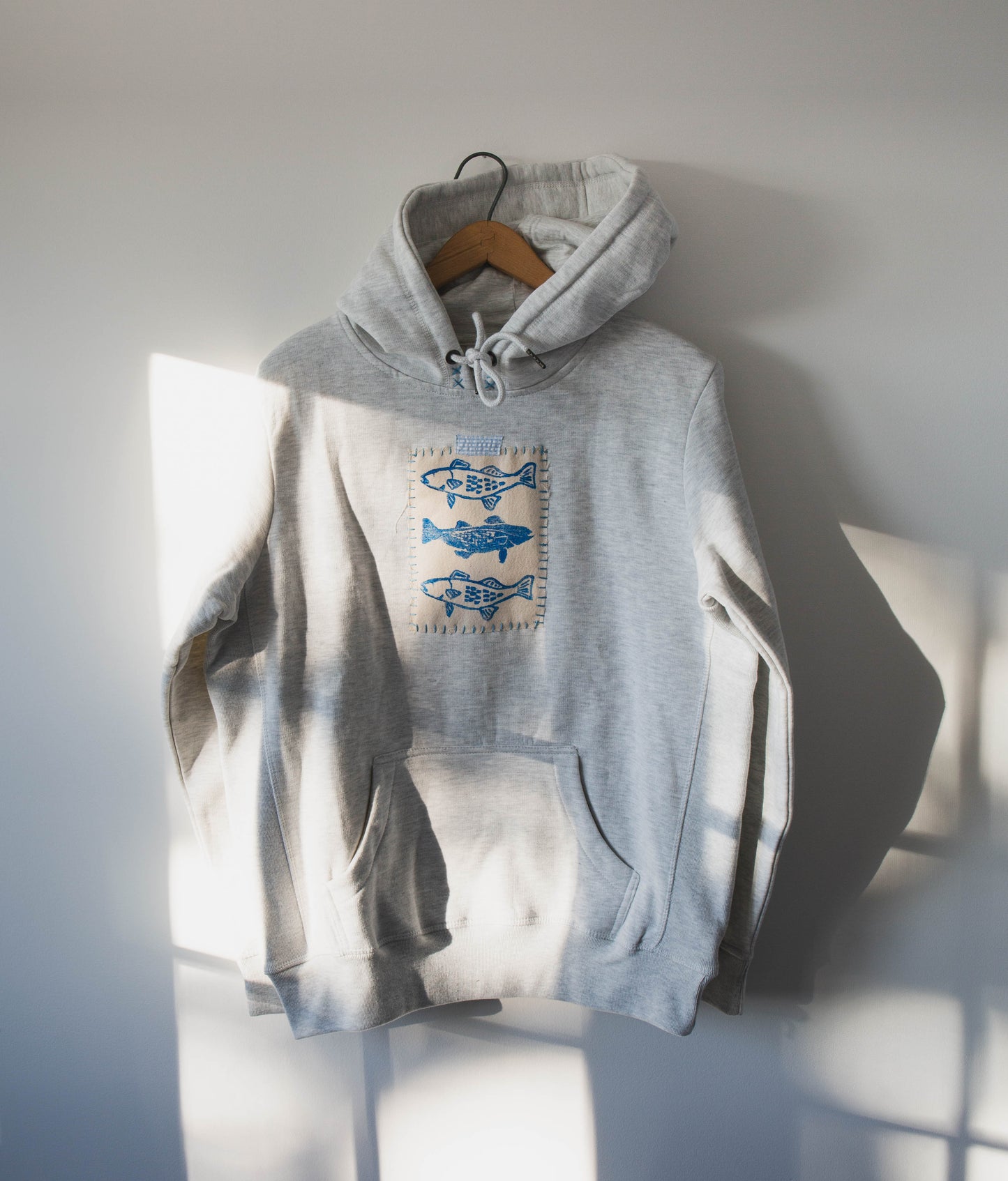Striper Hoodie, Hand-Stitched