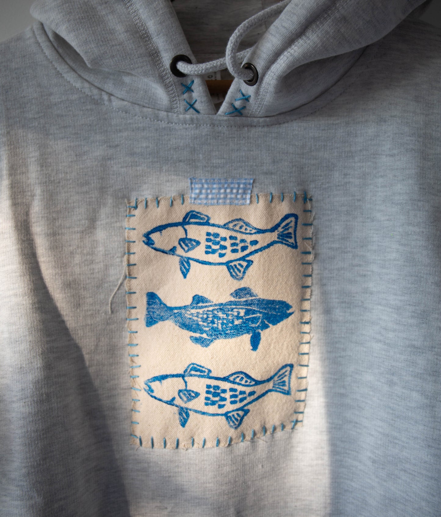 Striper Hoodie, Hand-Stitched