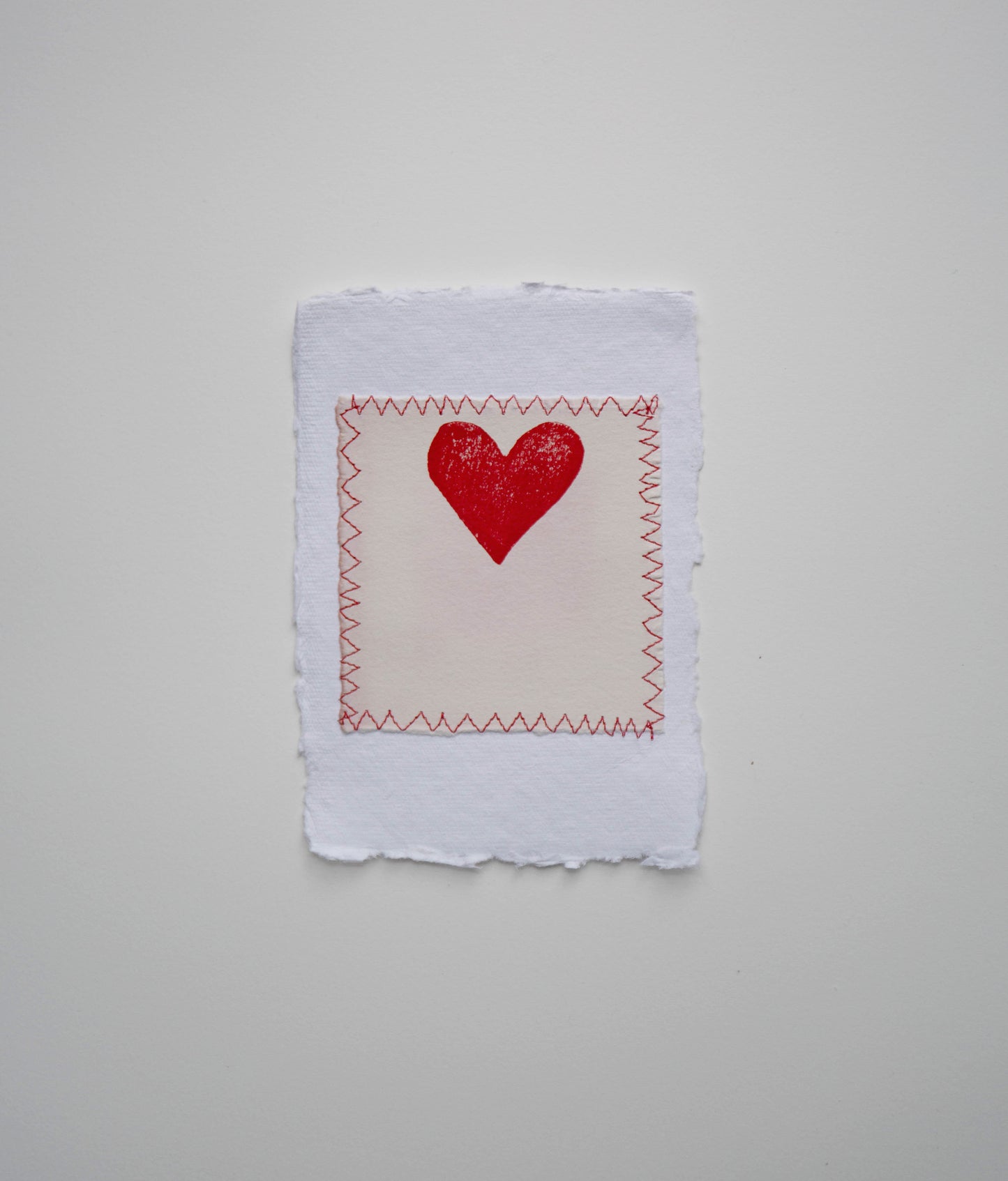 Naturally Dyed Heart Print