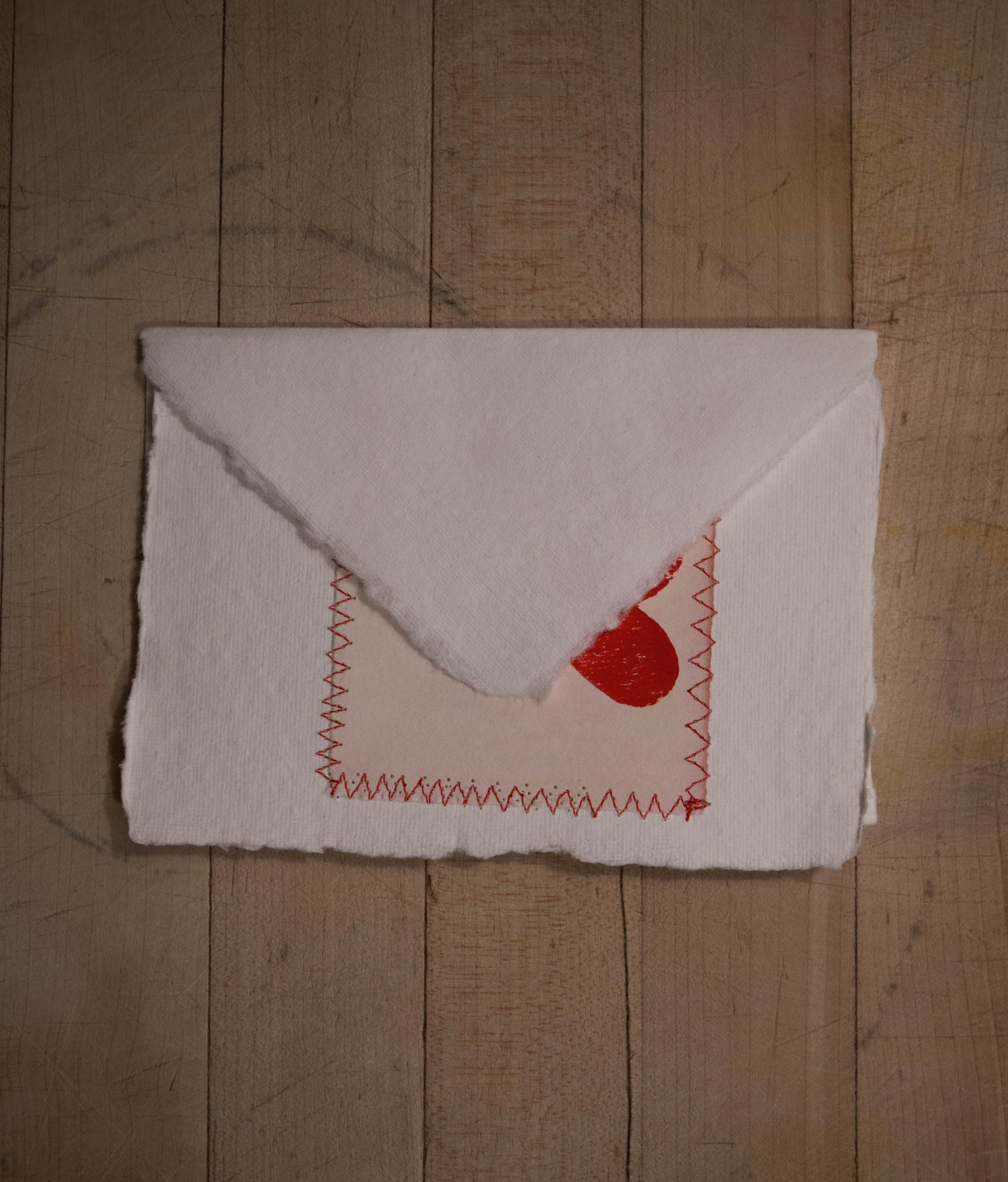 Naturally Dyed Heart Print, Set of 3