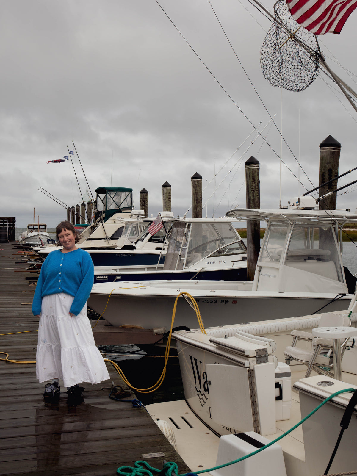 White Cotton Prairie Skirt