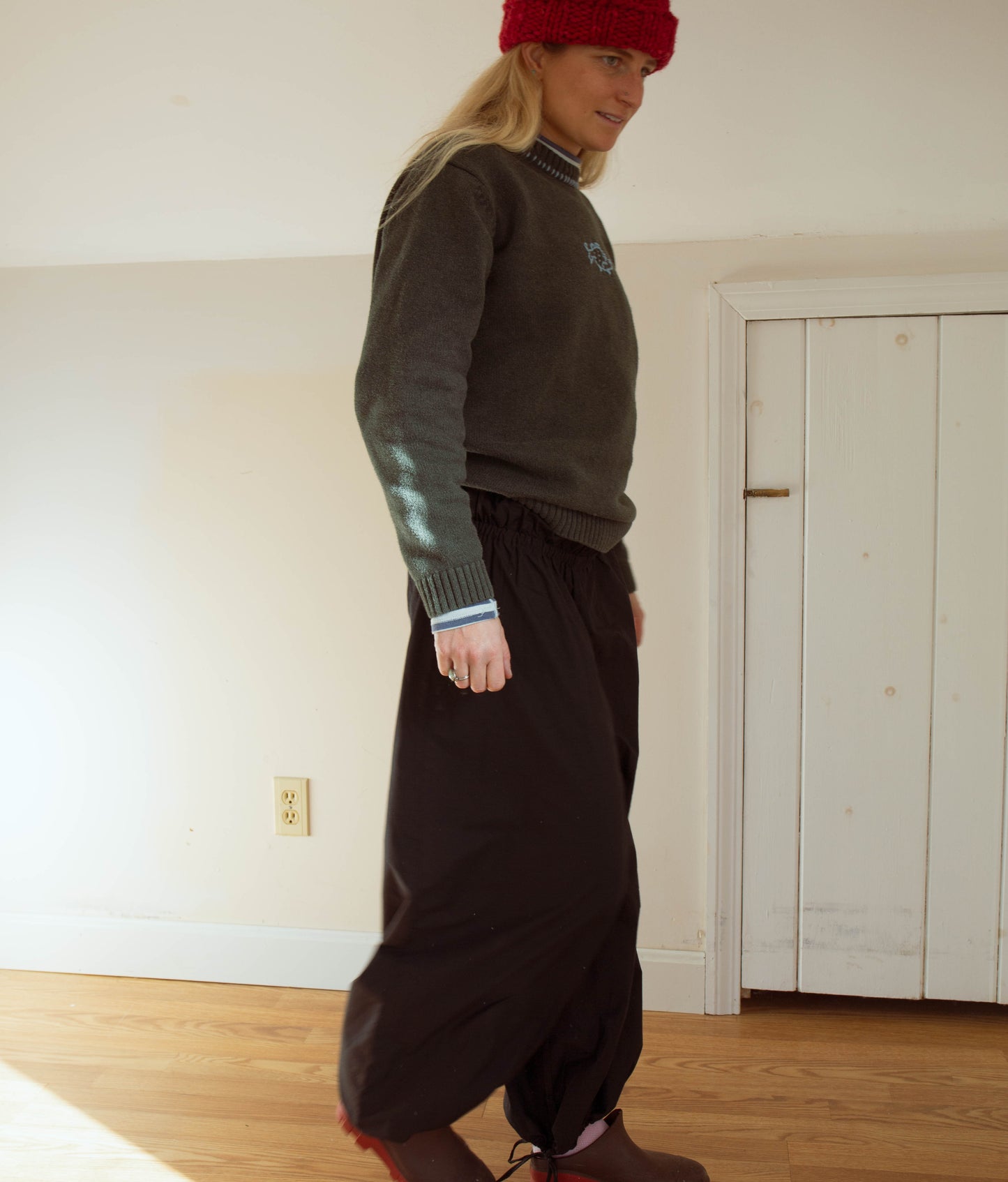 Green Fish Crewneck, M
