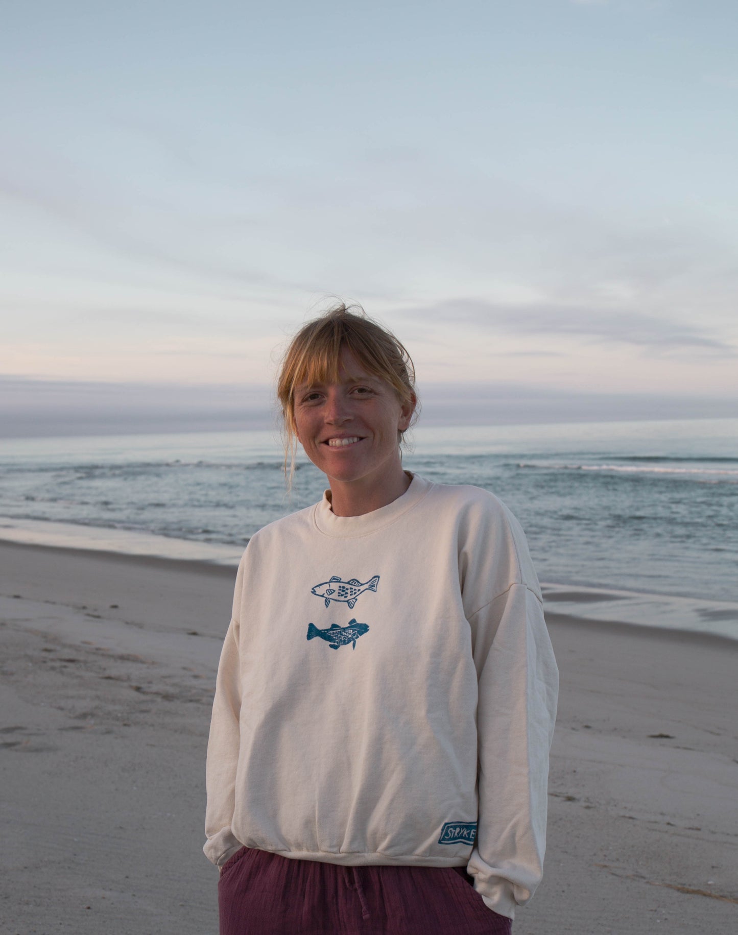 Recycled Fish Crewneck Sweatshirt