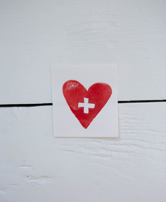 Heart Aid Print - Gaza Fundraiser
