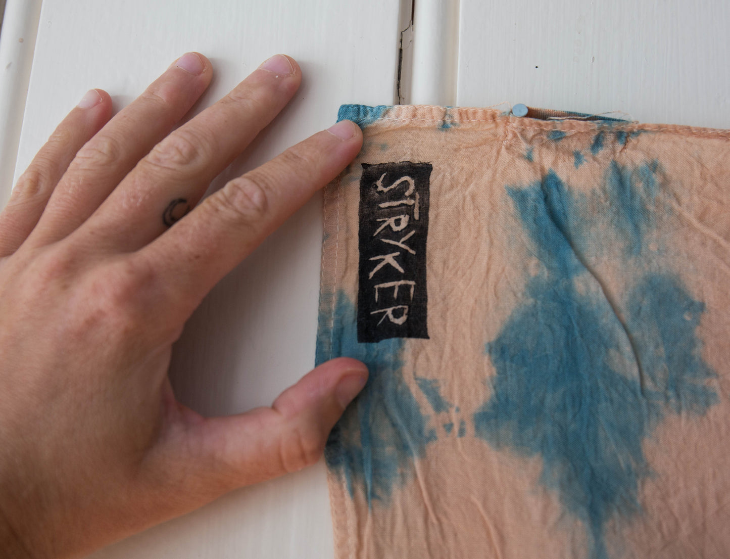 Naturally Dyed Bison Bandana