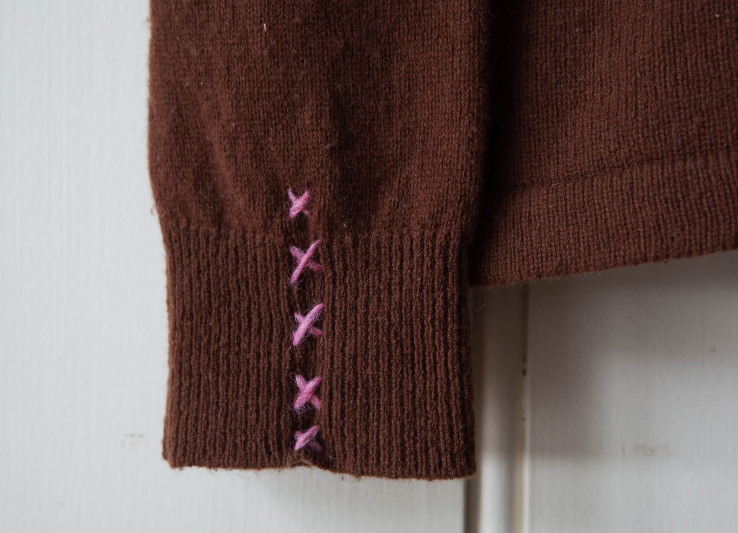 Striped Wool Rugby Shirt, L