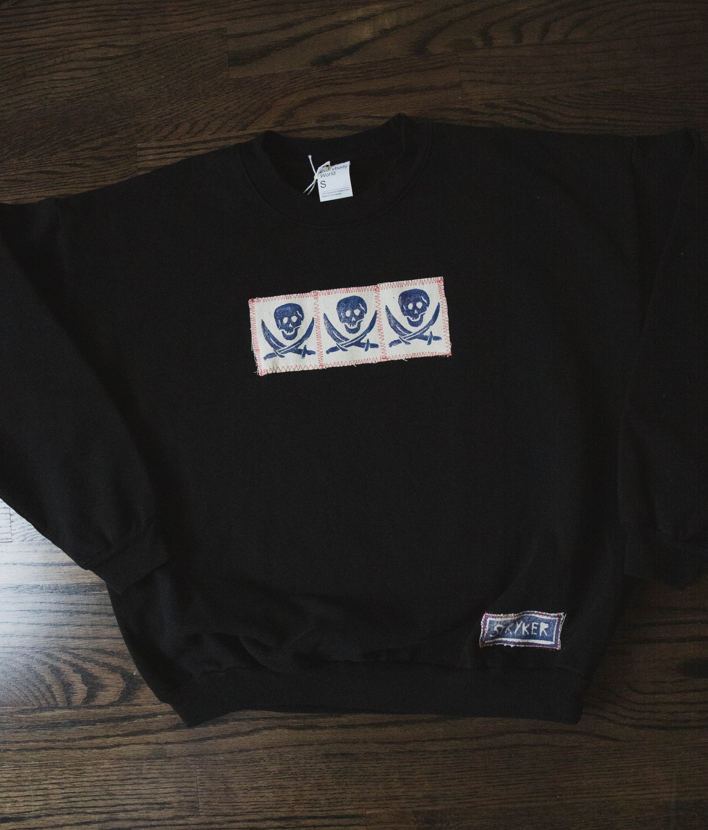 Recycled Pirate Crewneck Sweatshirt