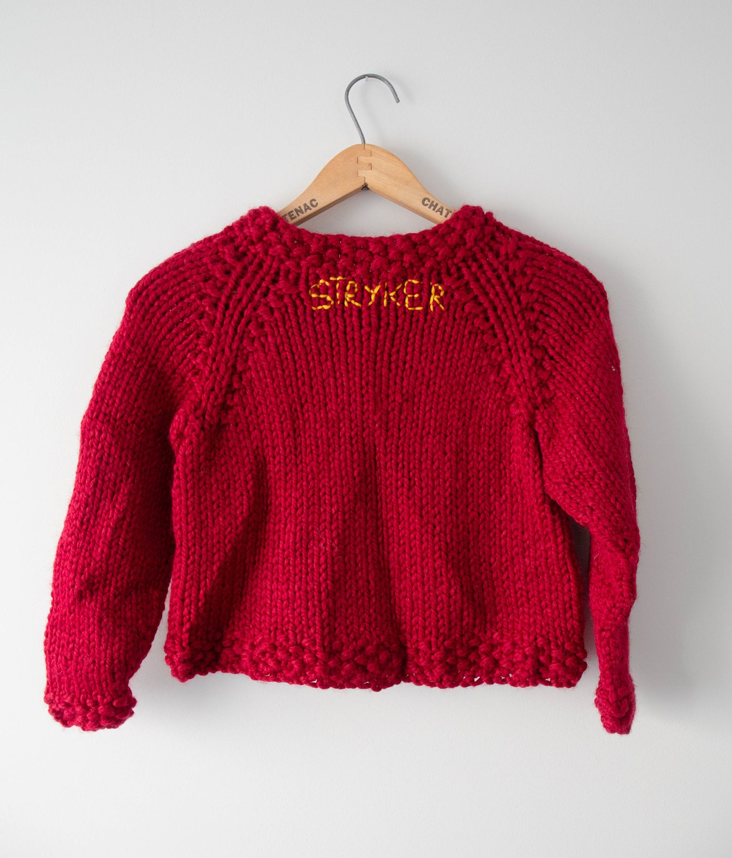 Kids Handknit Stitched Star Tail Sweater, 3T/4T