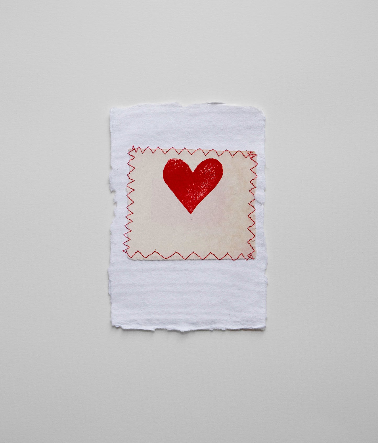 Naturally Dyed Heart Print