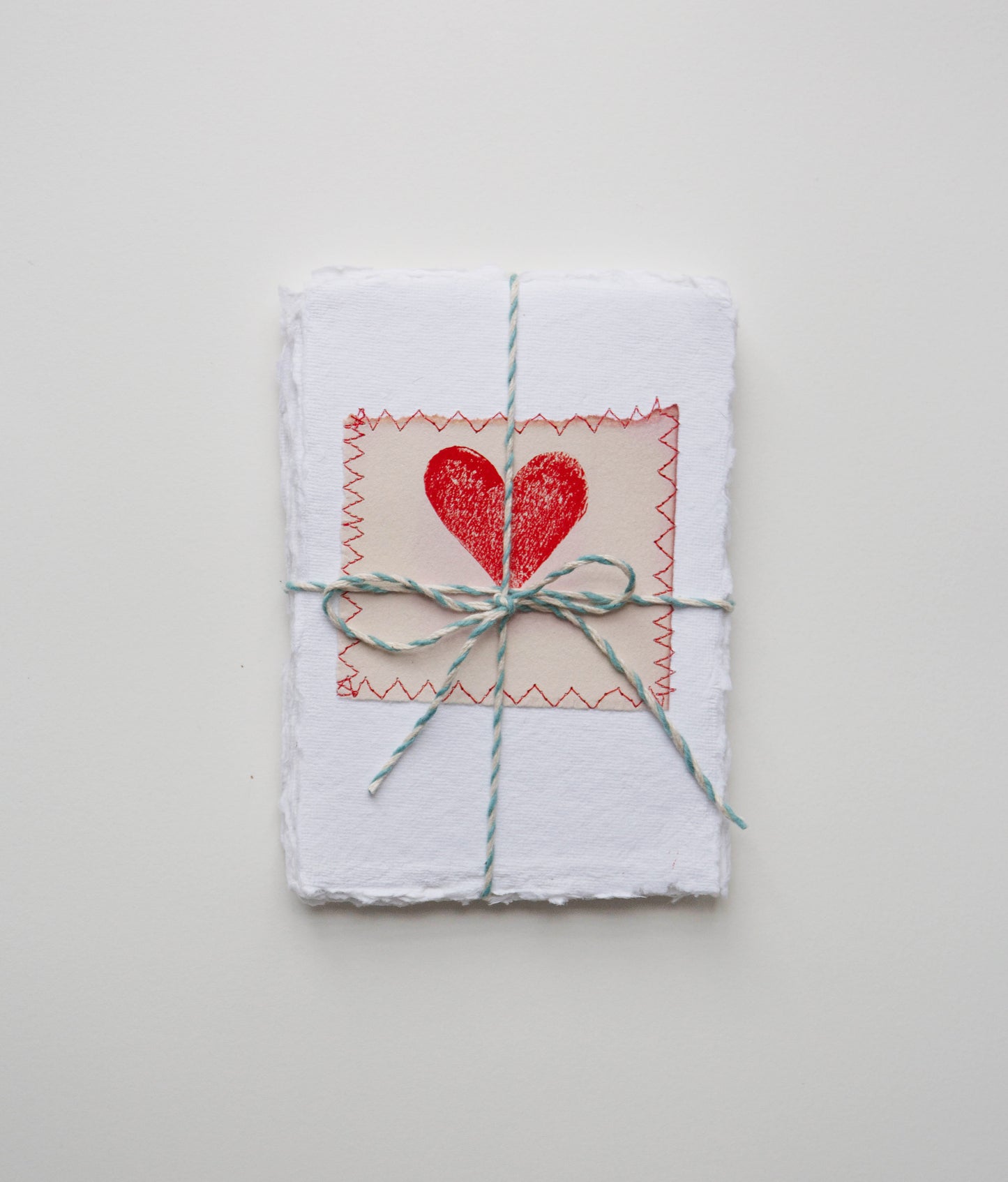 Naturally Dyed Heart Print