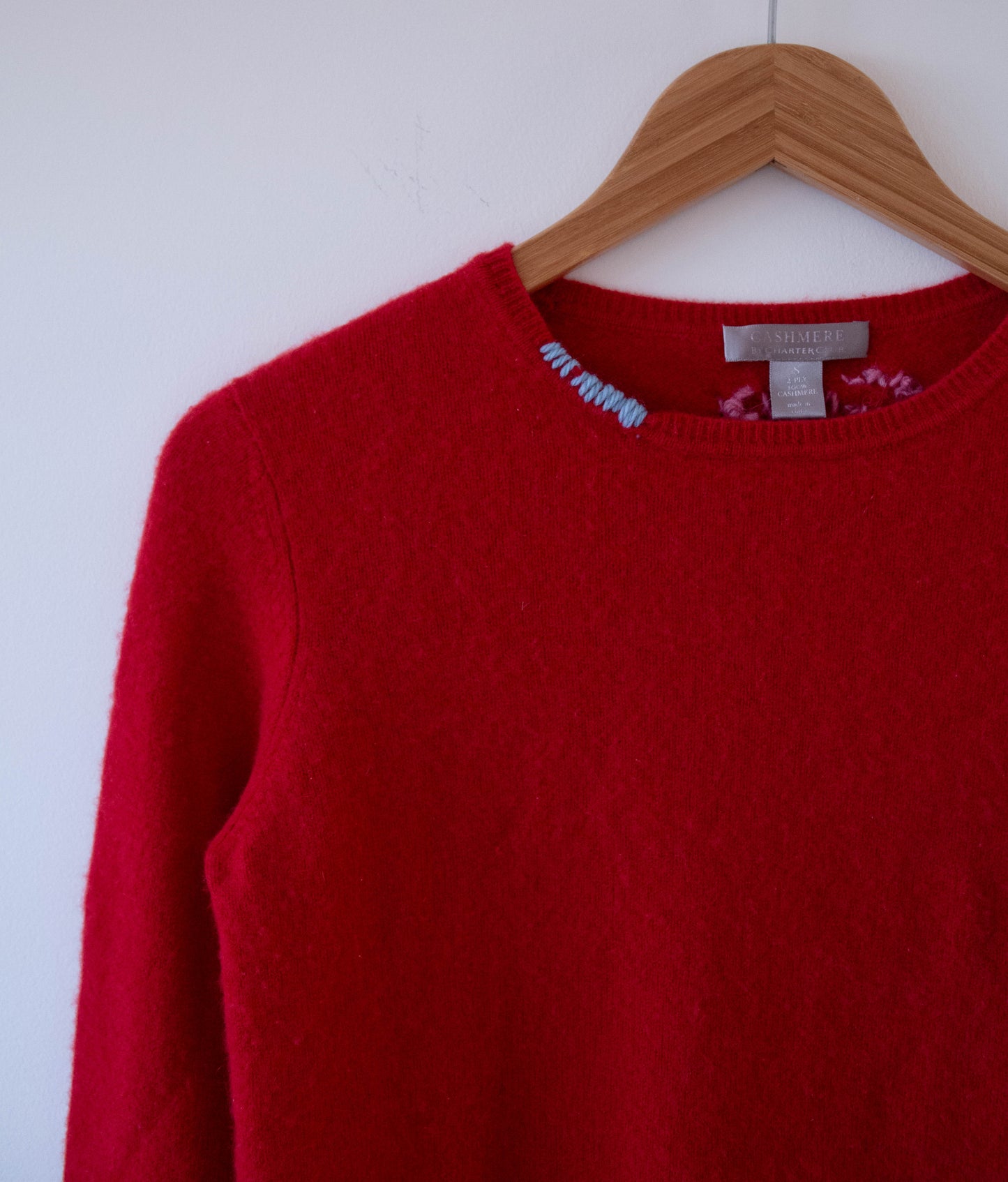 Darned Red Sweater
