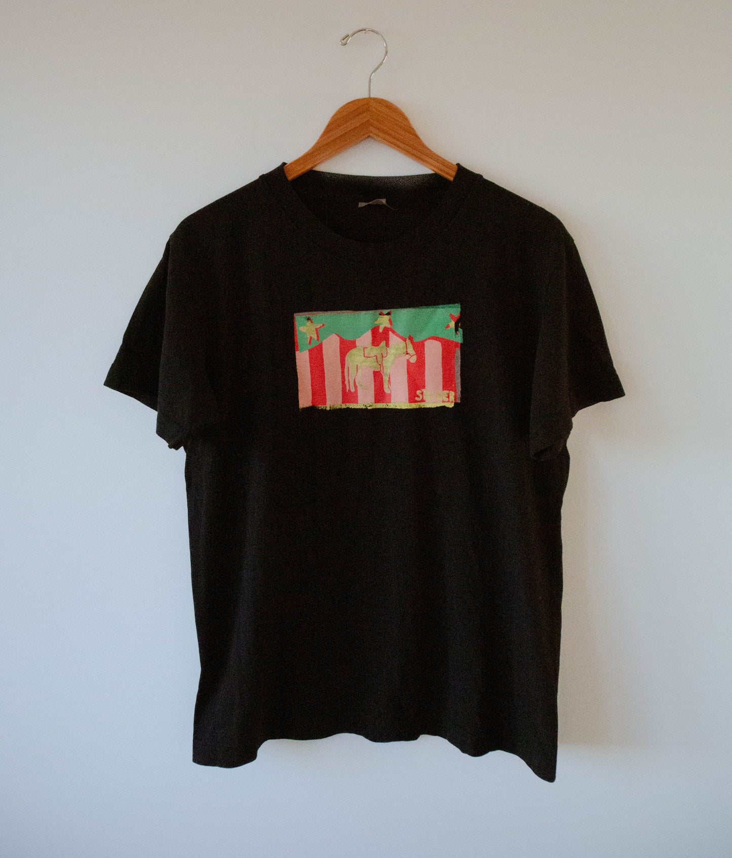 Striped Mountain Horse Tee in Black, no.1