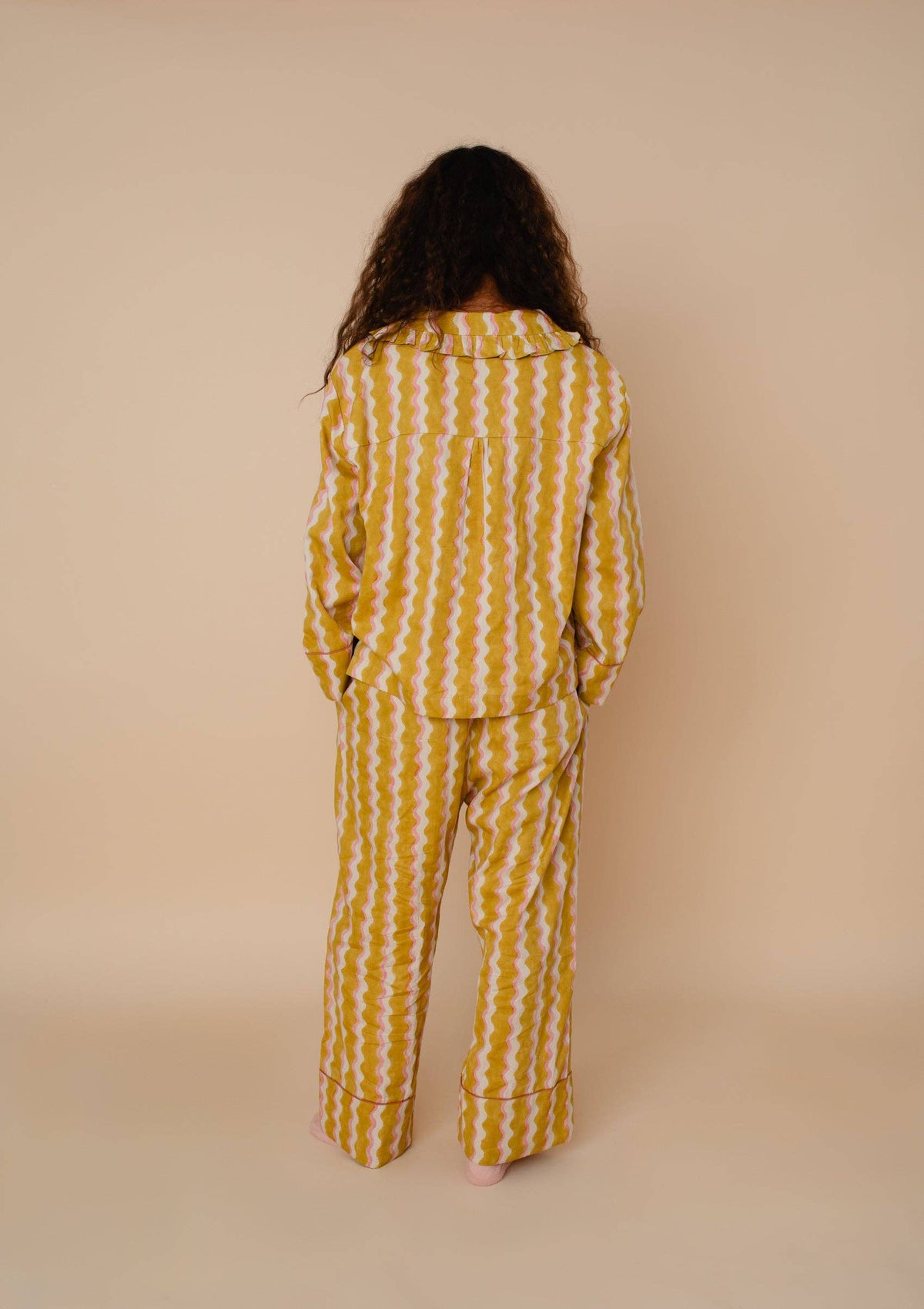 Women's Cotton Frill Pajama Set