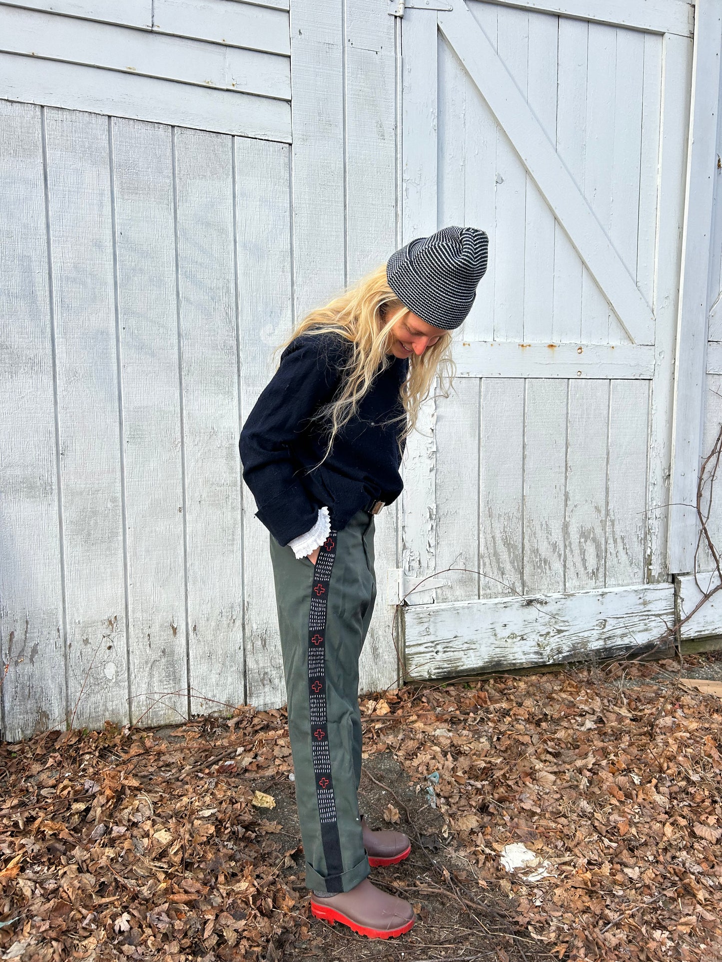 Vintage Wool Military Trouser