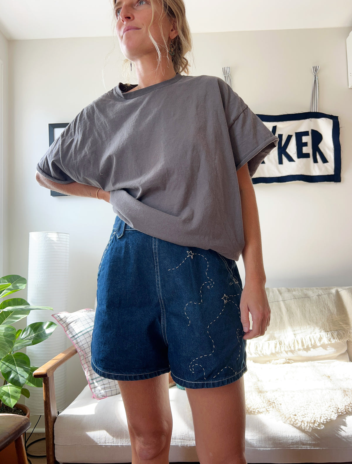 Upcycled Rudy Jude Sailor Shorts, Size 3
