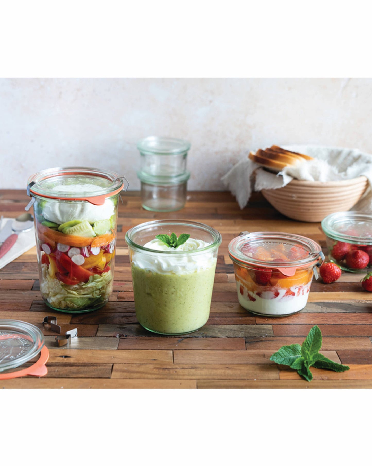 Weck Glass Mold Jars