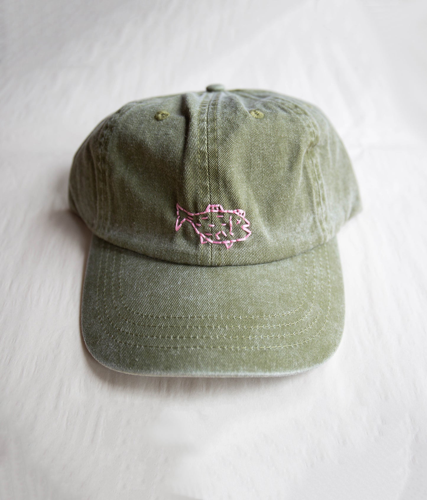 Stitched Fish Dad Hat
