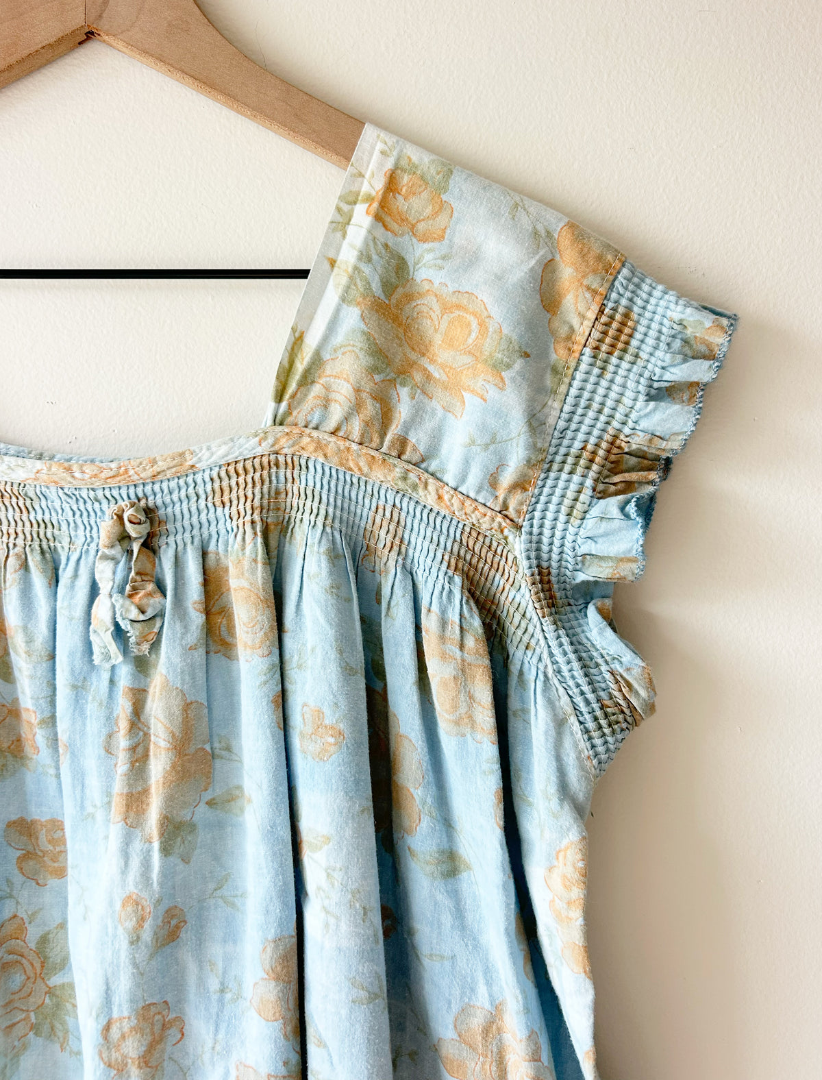 Cece Upcycled Nightgown Blouse