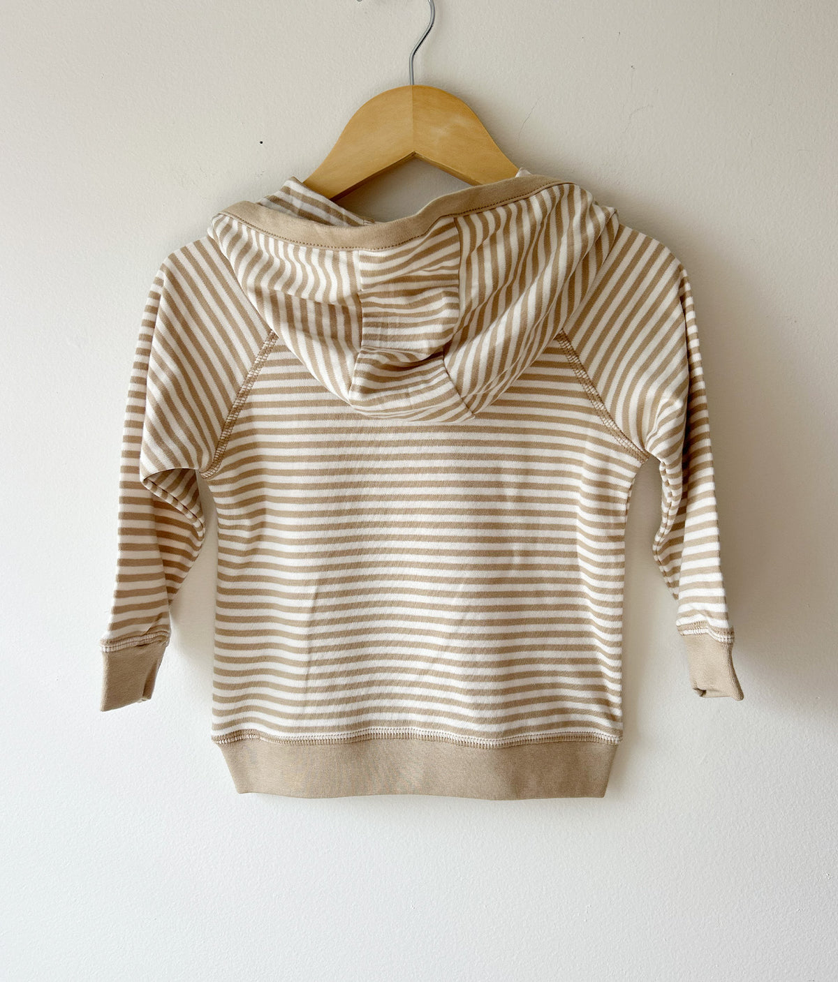 Minnow Striped Hoodie, Natural