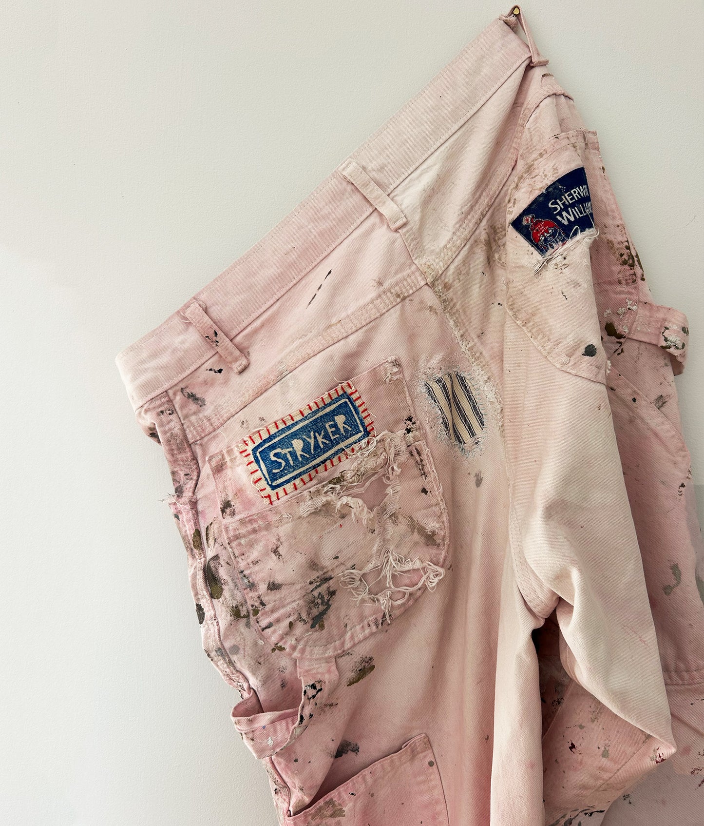 Pink Painters Pants no.1 - 30x30