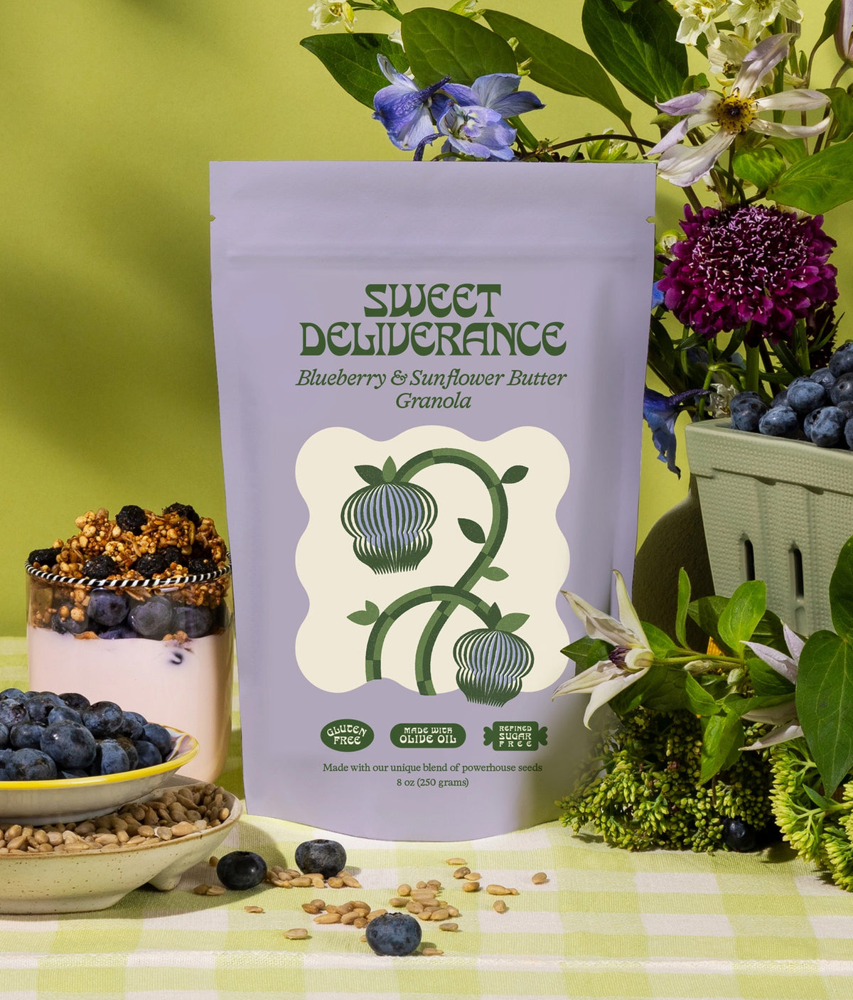 Blueberry & Sunflower Butter Granola