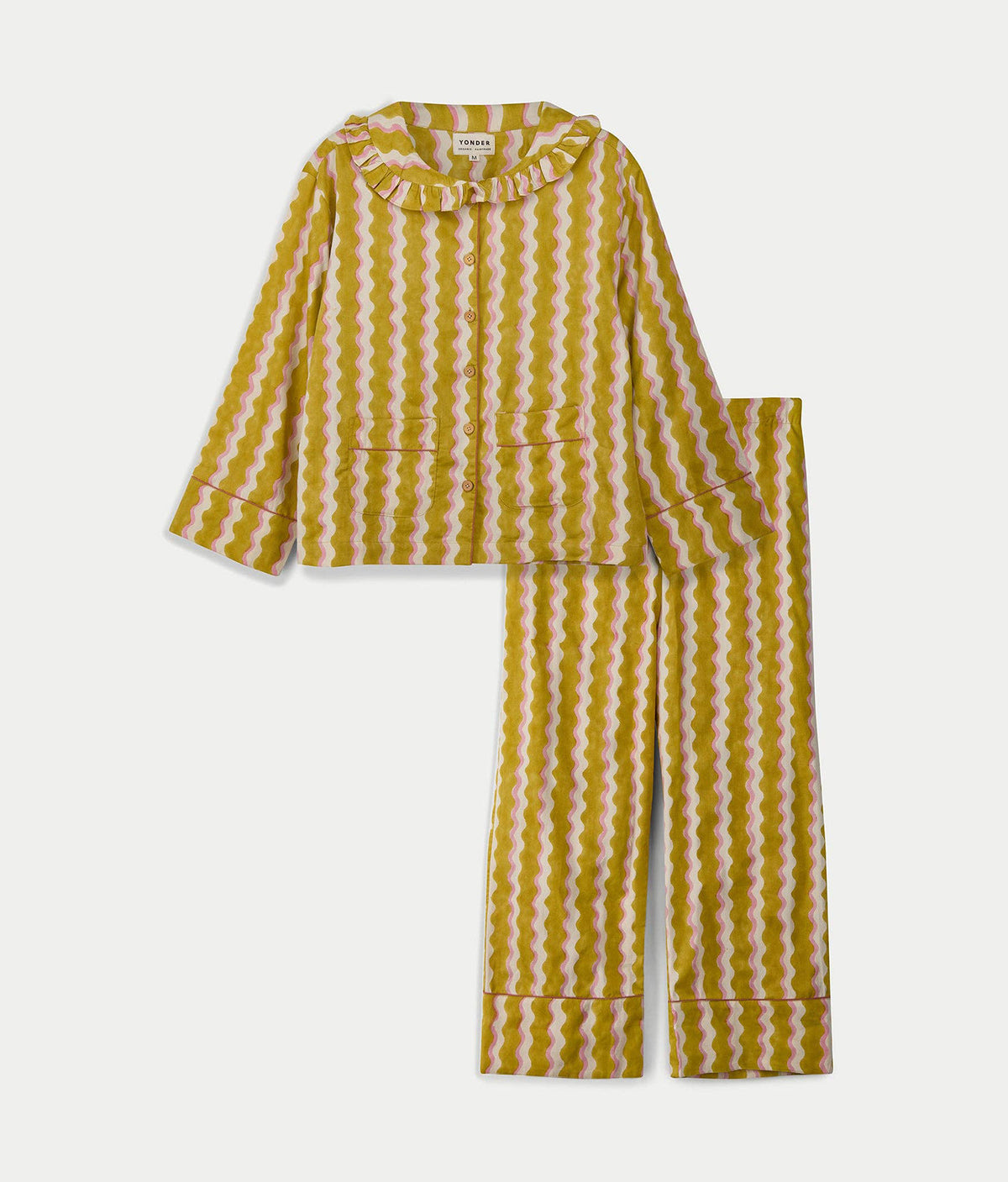 Women's Cotton Frill Pajama Set